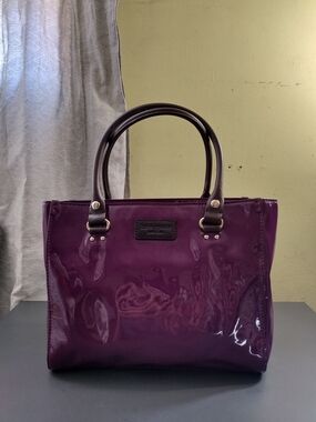 Kate Spade Purple Patent Leather Bag